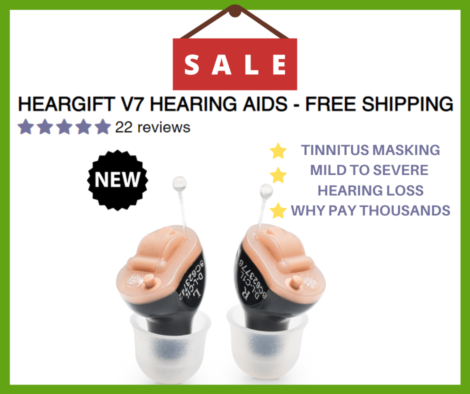 HearGift V7 is a great affordable choice for a tinnitus hearing aid